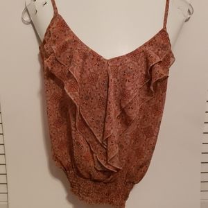 American Rag Multicolored Spaghetti Strap Blouse